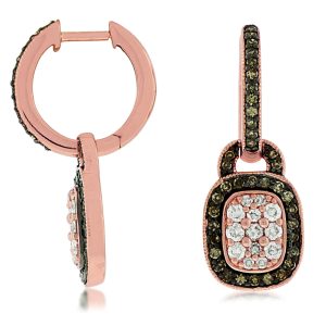 DIAMOND &MOCHA DIAMOND EARRING