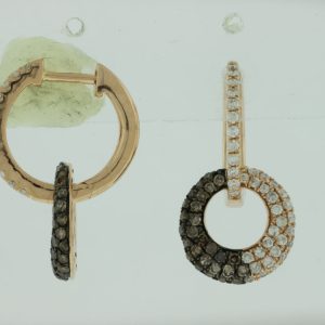 DIAMOND &MOCHA DIAMOND EARRING