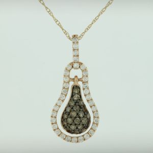 DIAMOND &MOCHA DIAMOND PENDANT