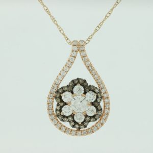 DIAMOND &MOCHA DIAMOND PENDANT