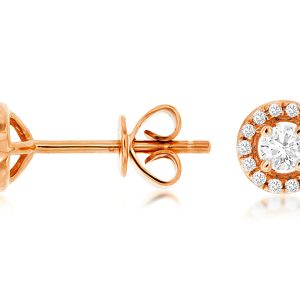 DIAMOND HALO STUDS