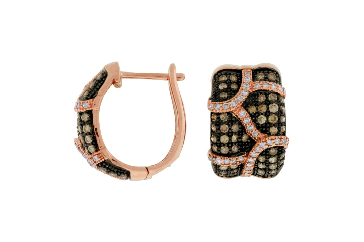 DIAMOND &MOCHA DIAMOND EARRING