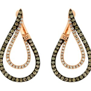 DIAMOND &MOCHA DIAMOND EARRING
