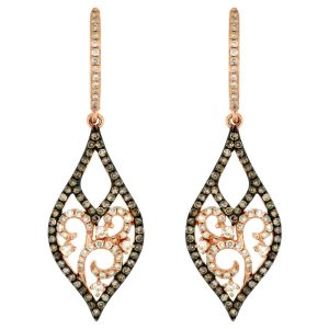 DIAMOND &MOCHA DIAMOND EARRING
