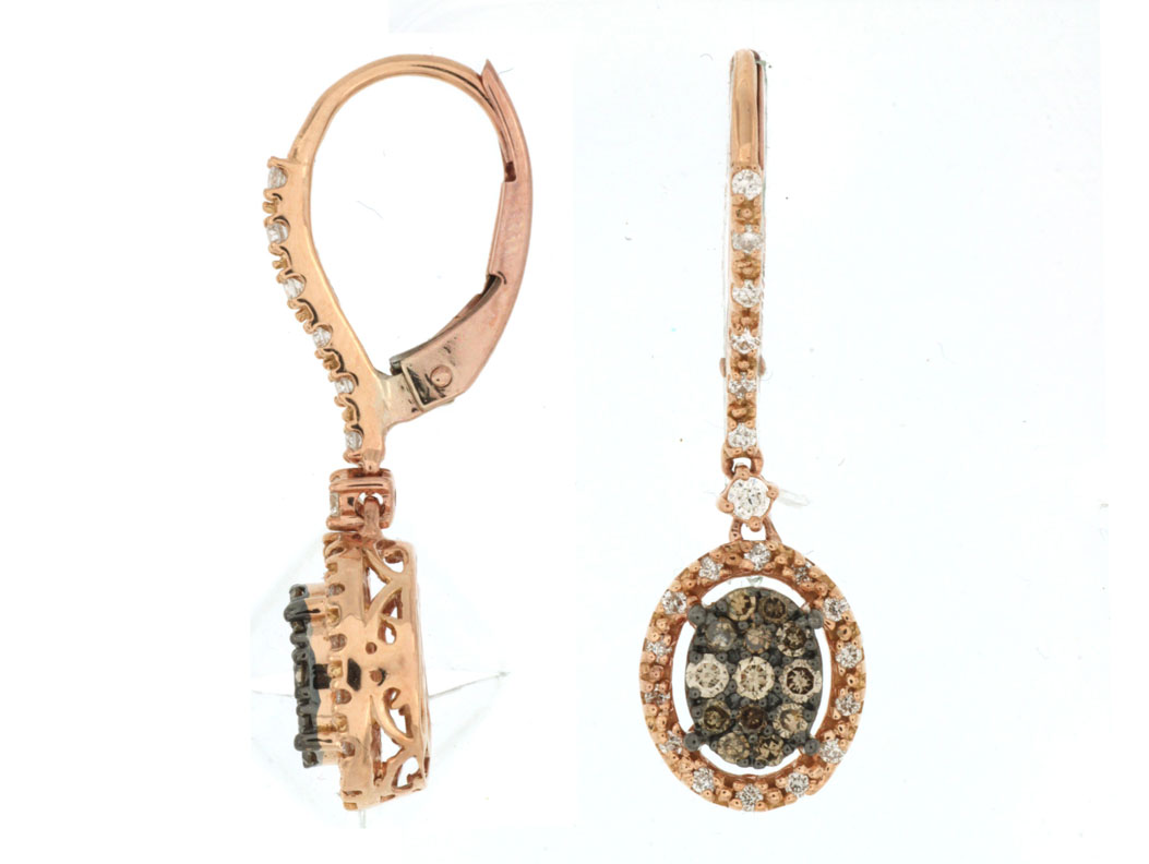 DIAMOND &MOCHA DIAMOND EARRING