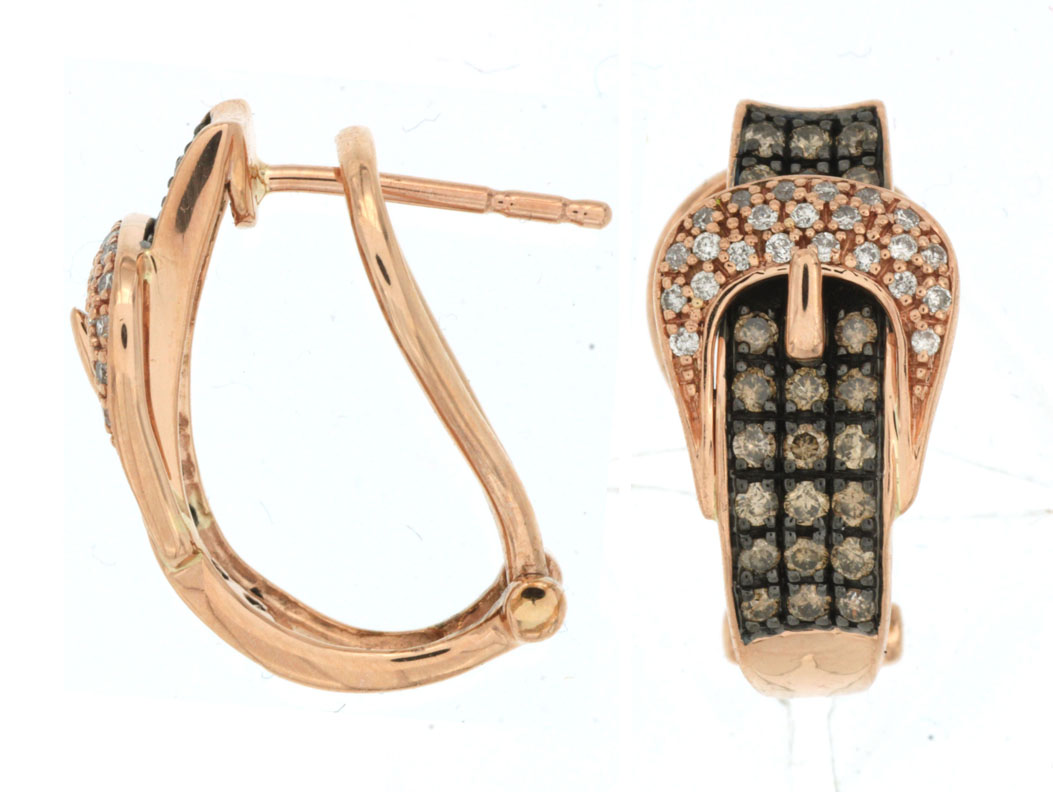 DIAMOND &MOCHA DIAMOND EARRING