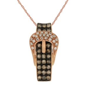 DIAMOND &MOCHA DIAMOND PENDANT