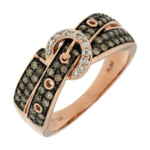 DIAMOND & MOCHA DIAMOND RING