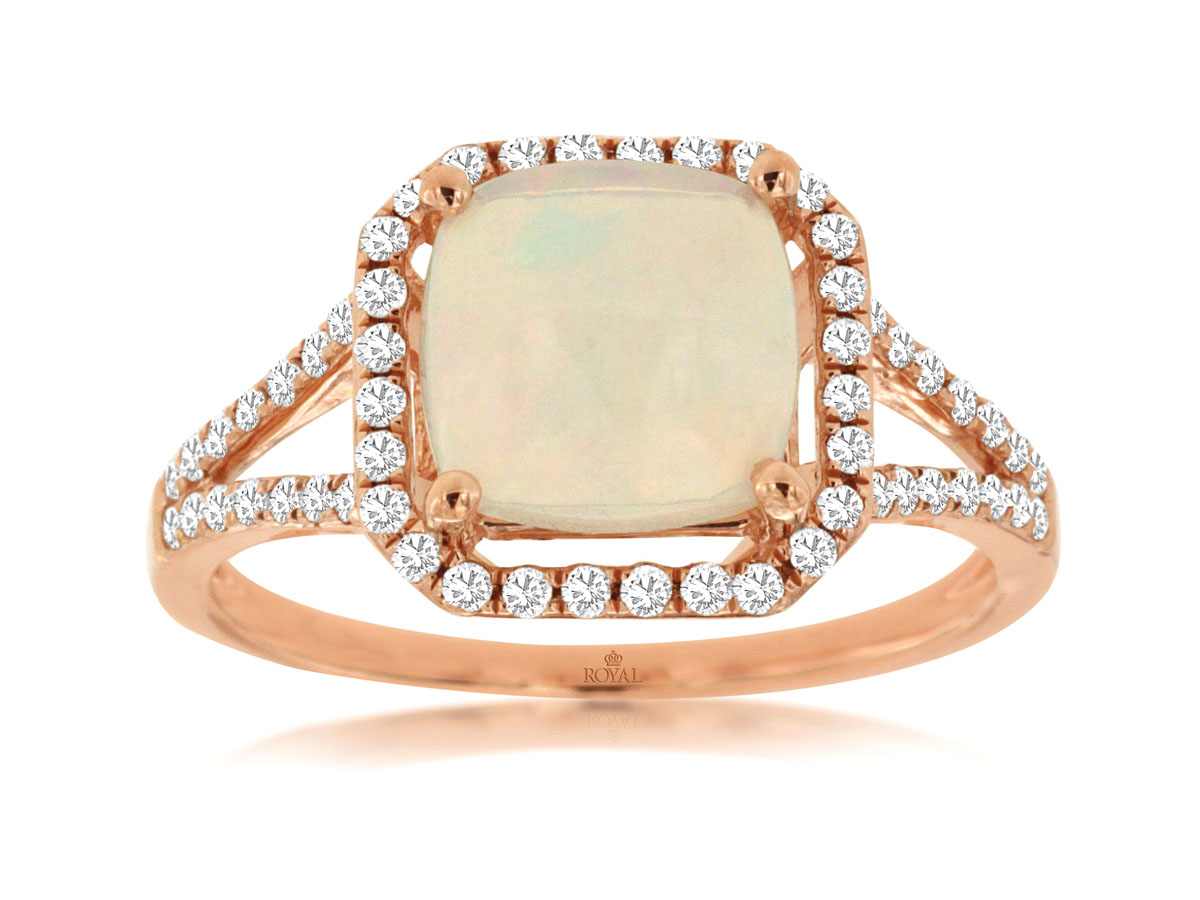 OPAL & DIAMOND RING