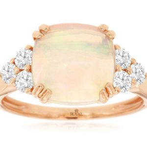 OPAL & DIAMOND RING