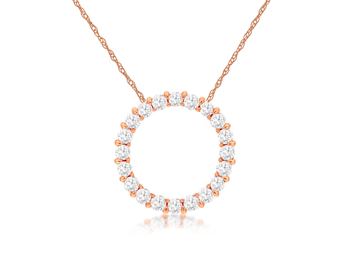 DIAMOND CIRCLE PENDANT