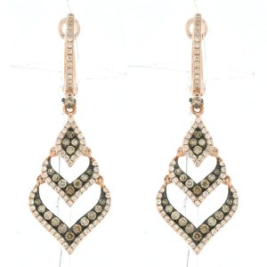 DIAMOND &MOCHA DIAMOND EARRING
