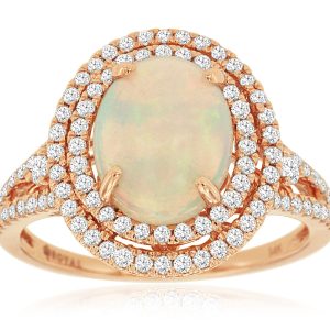 OPAL & DIAMOND RING