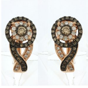 DIAMOND &MOCHA DIAMOND EARRING