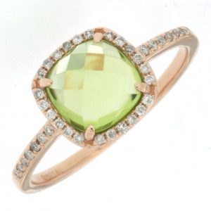 PERIDOT & DIAMOND RING