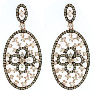 DIAMOND &MOCHA DIAMOND EARRING