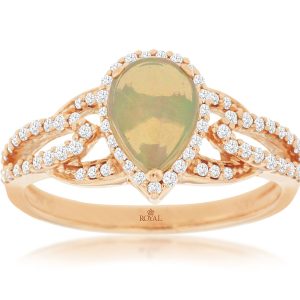 OPAL & DIAMOND RING