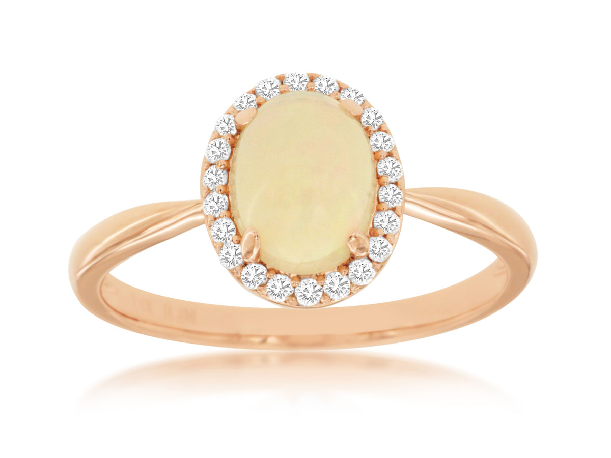 OPAL & DIAMOND RING