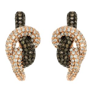 DIAMOND &MOCHA DIAMOND EARRING