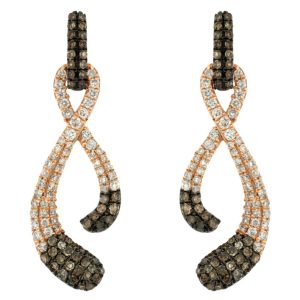 DIAMOND &MOCHA DIAMOND EARRING