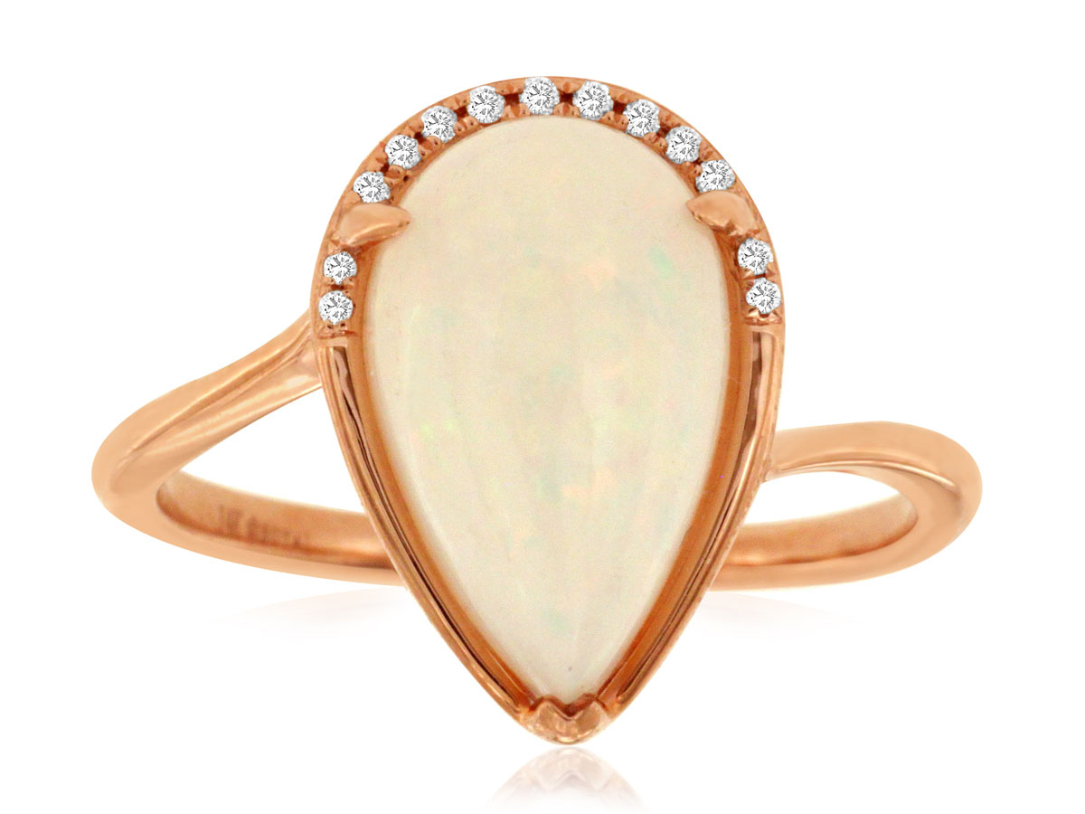 OPAL & DIAMOND RING
