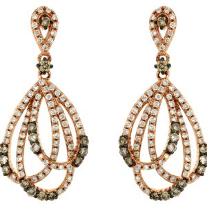 DIAMOND &MOCHA DIAMOND EARRING