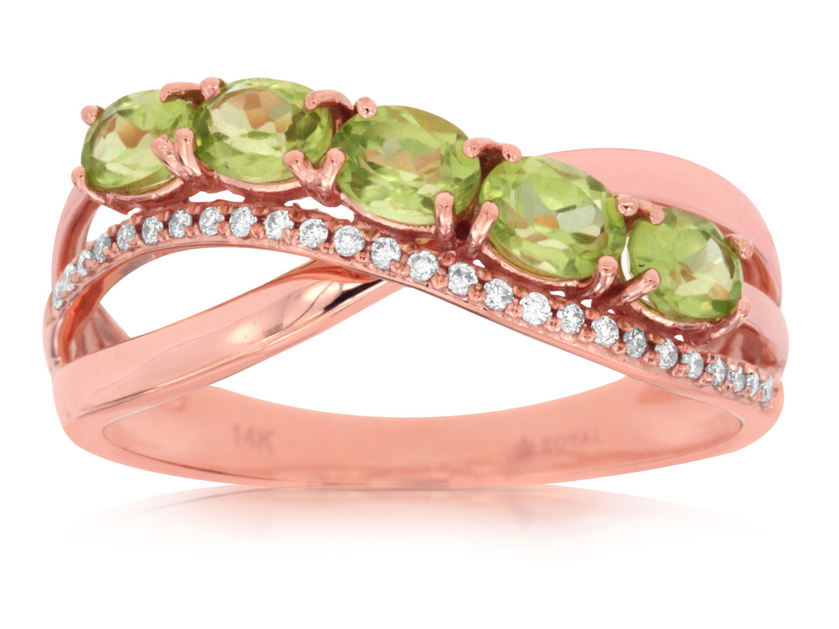 PERIDOT & DIAMOND RING