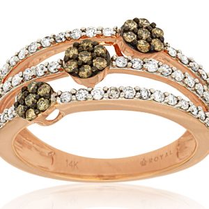 DIAMOND & MOCHA DIAMOND RING