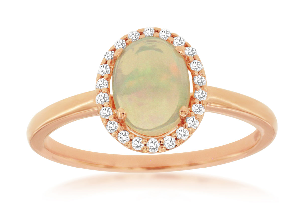 OPAL & DIAMOND RING