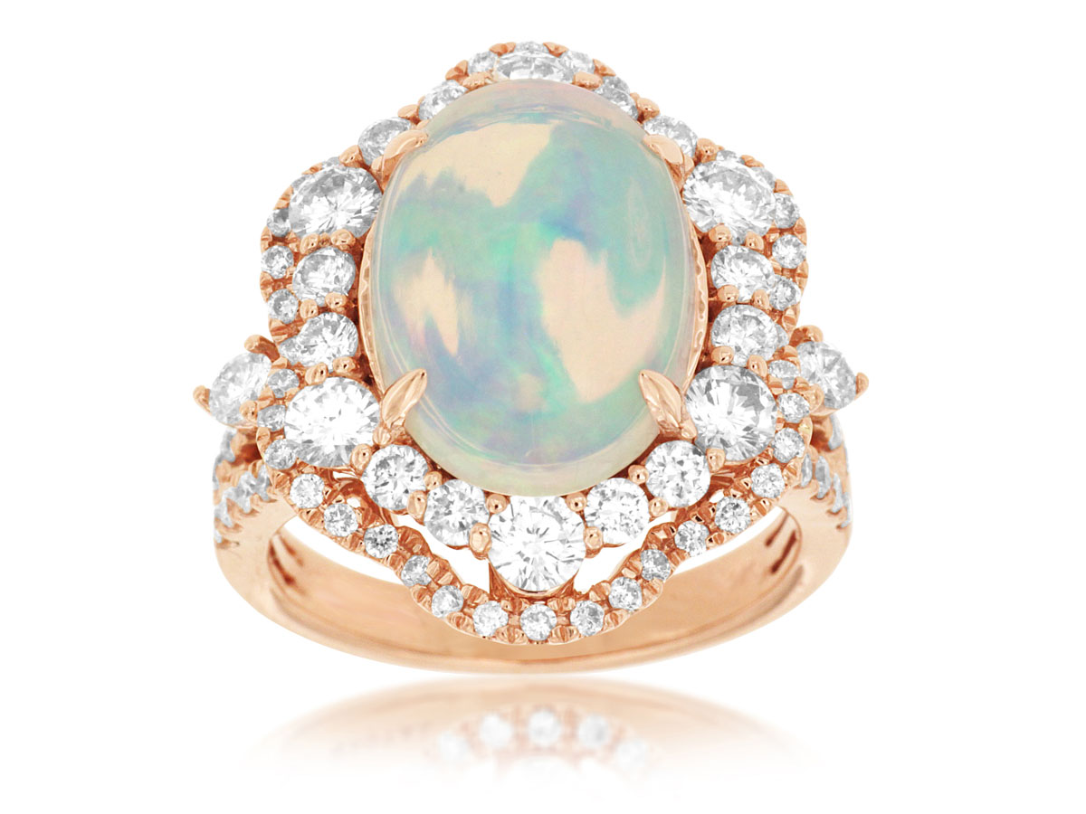 OPAL & DIAMOND RING