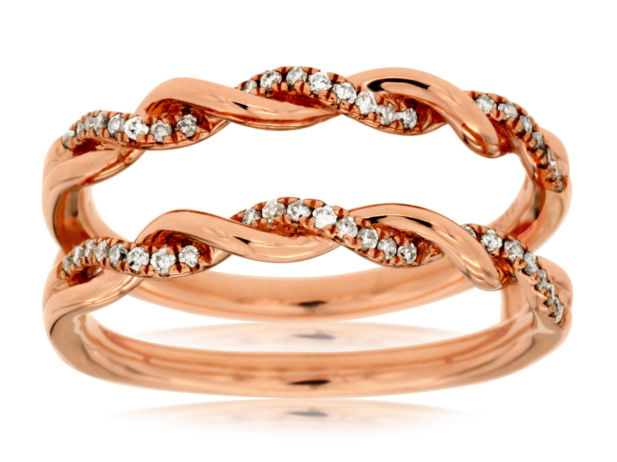 LADIES DIAMOND INSERT RING