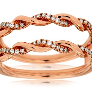 LADIES DIAMOND INSERT RING