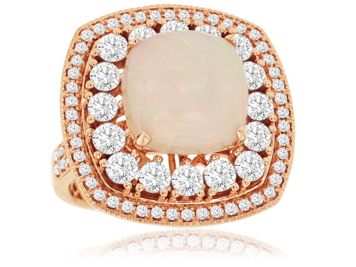 OPAL & DIAMOND RING