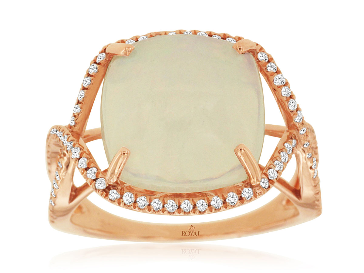 OPAL & DIAMOND RING