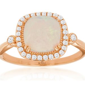 OPAL & DIAMOND RING