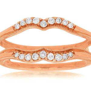 LADIES DIAMOND INSERT RING
