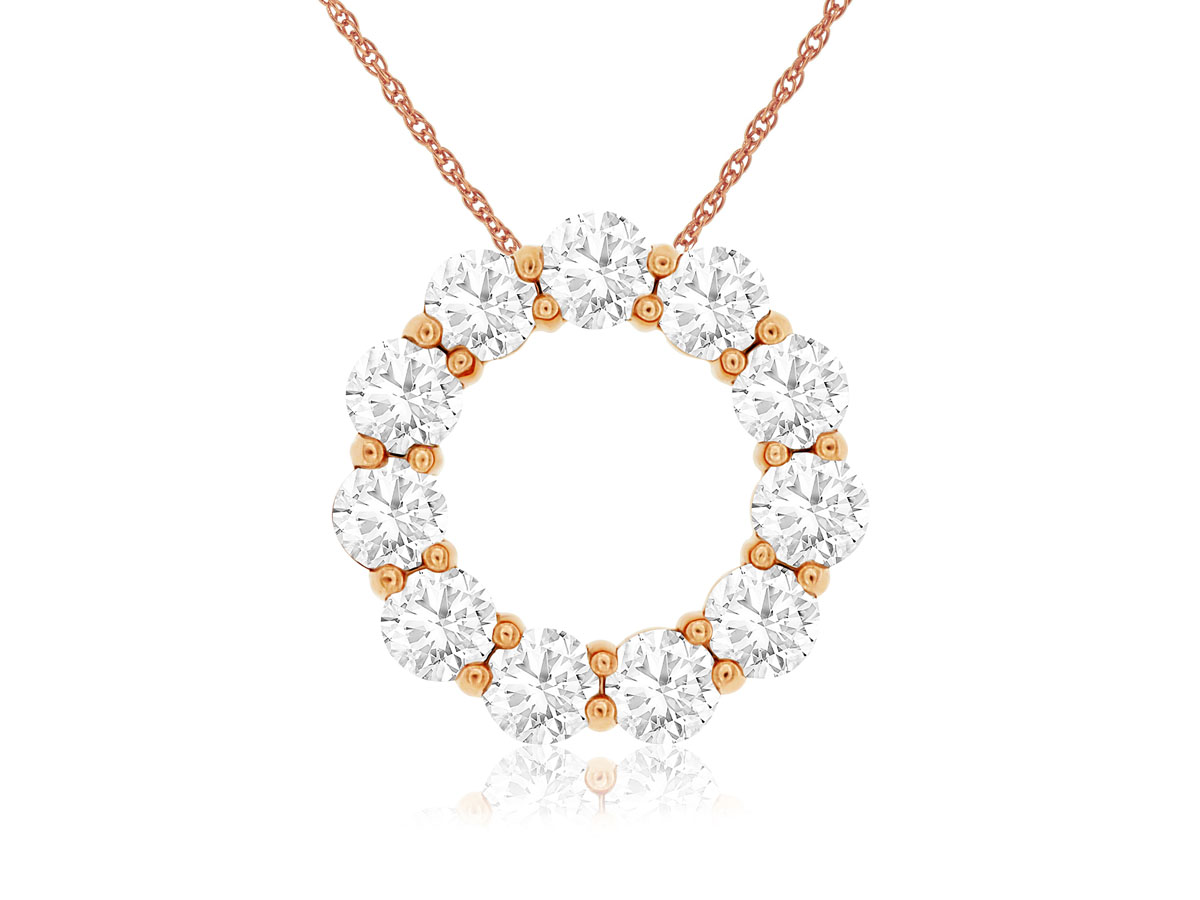 DIAMOND CIRCLE PENDANT