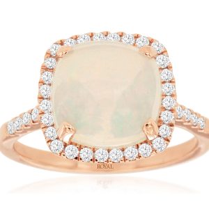 OPAL & DIAMOND RING
