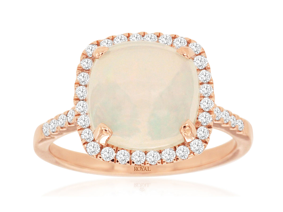 OPAL & DIAMOND RING