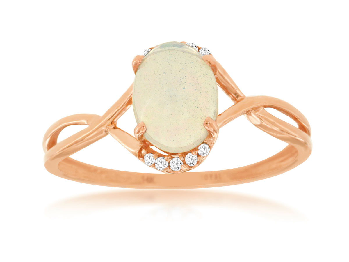 OPAL & DIAMOND RING