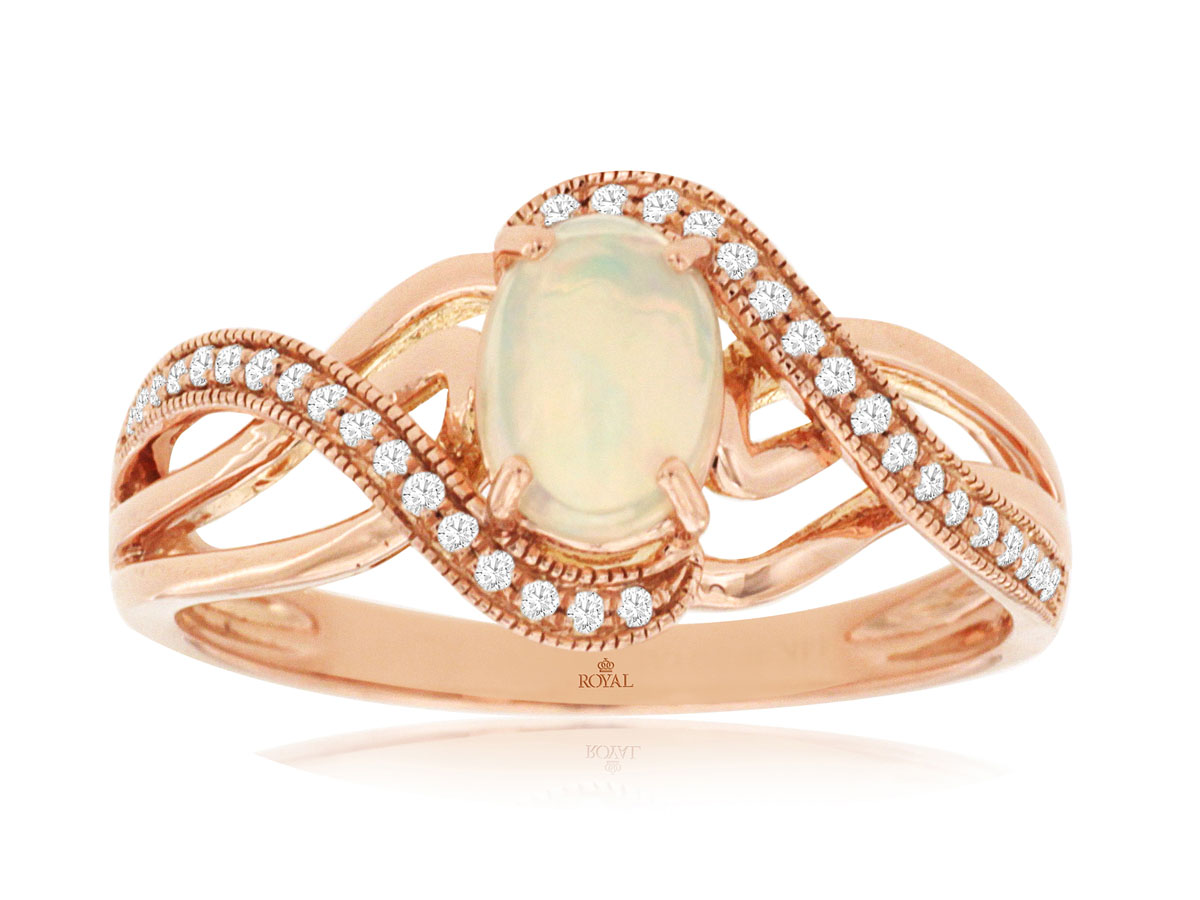 OPAL & DIAMOND RING
