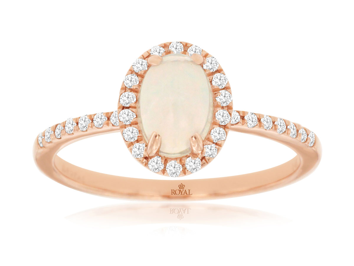 OPAL & DIAMOND RING