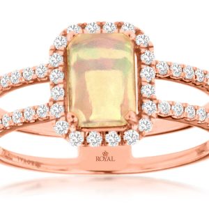 OPAL & DIAMOND RING