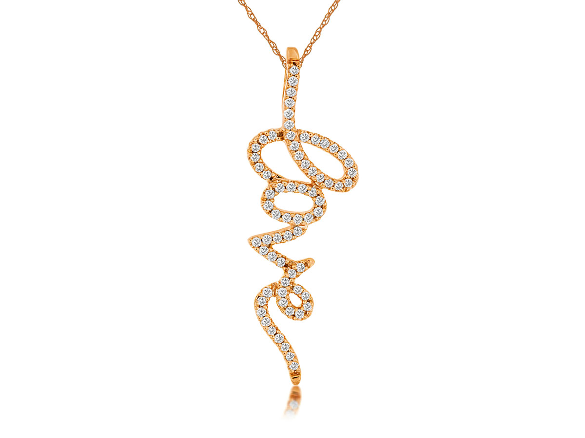 DIAMOND LOVE PENDANT