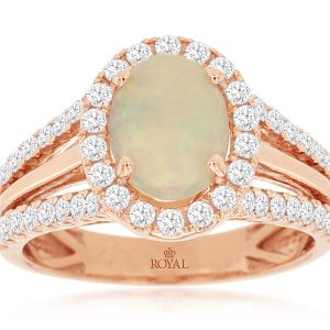 OPAL & DIAMOND RING