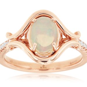 OPAL & DIAMOND RING