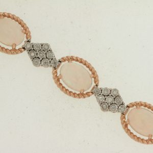 OPAL & DIAMOND BRACELET
