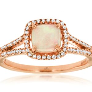 OPAL & DIAMOND RING