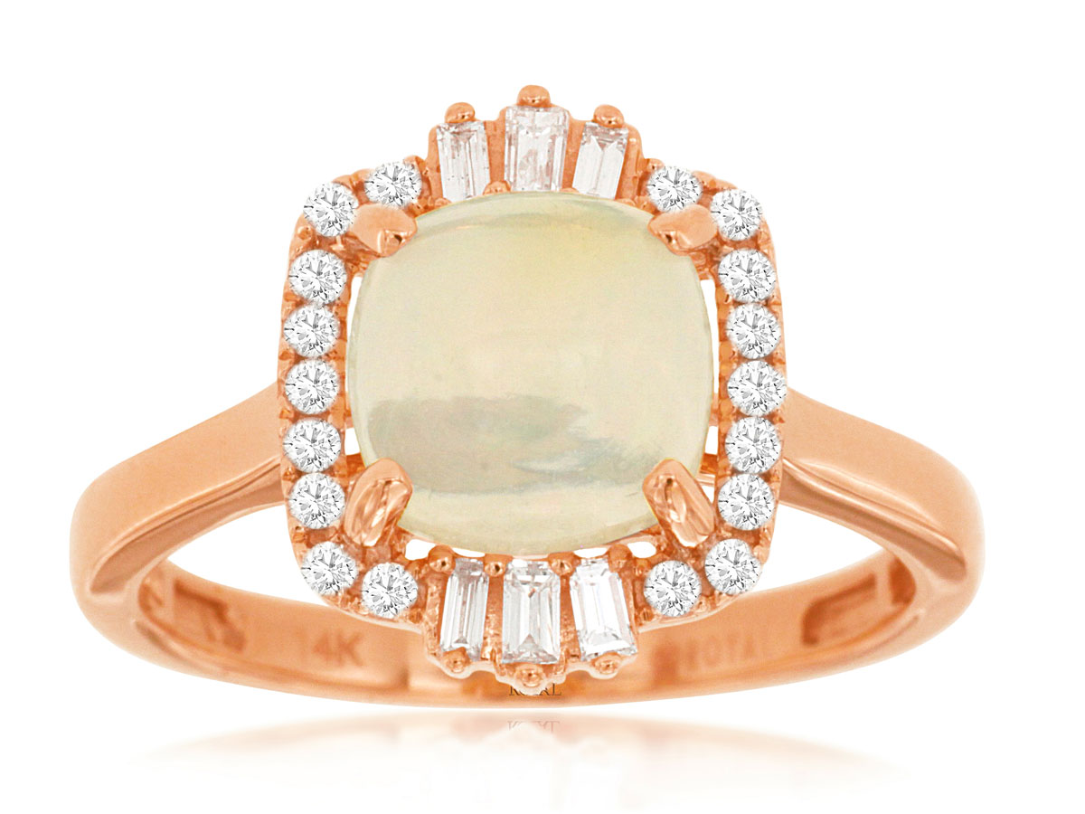 OPAL & DIAMOND RING