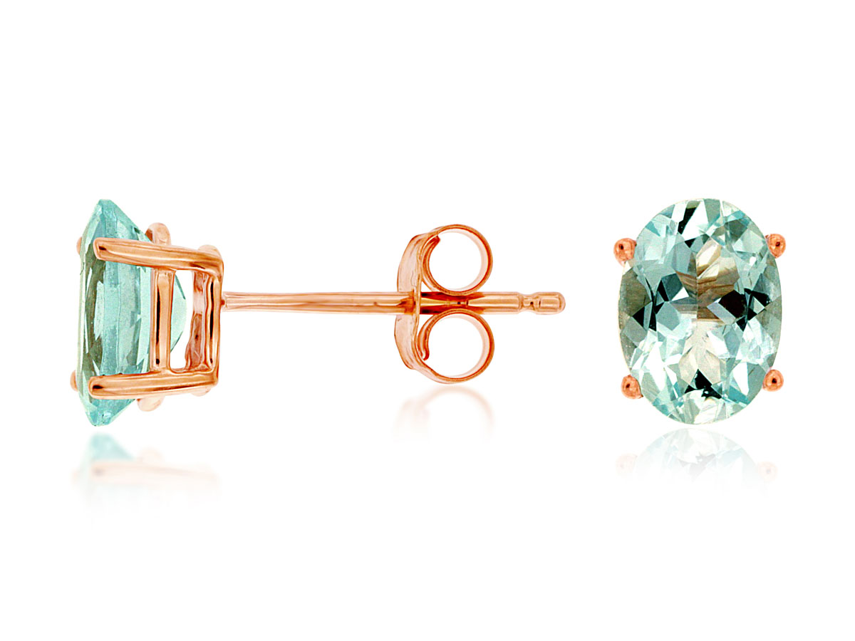 AQUAMARINE EARRING